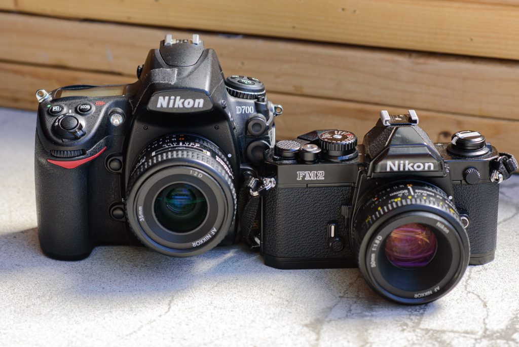 A close up of a camera